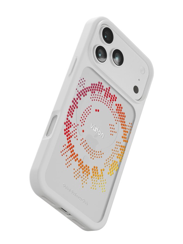 Vision Club — pattern case, 3D render