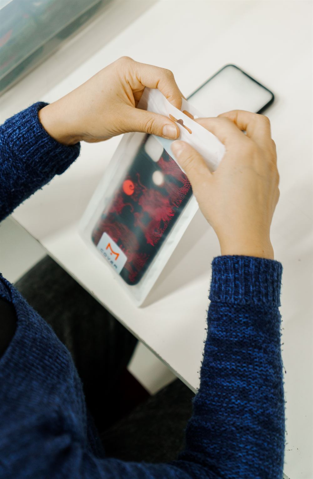 Quality control — protective film peel